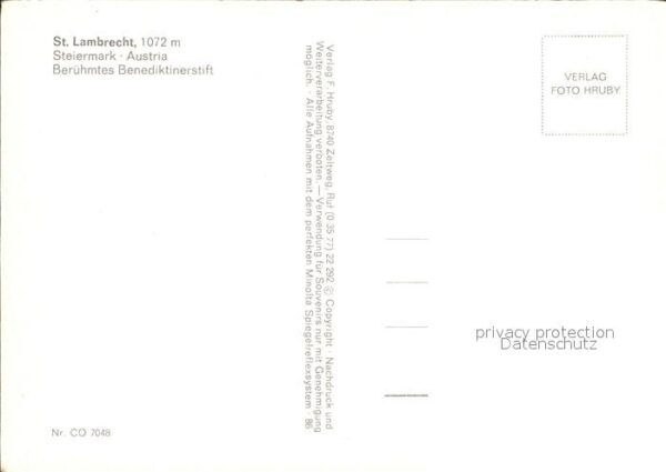 Steiermark St. Lambrecht Fliegeraufnahme – Bild 2