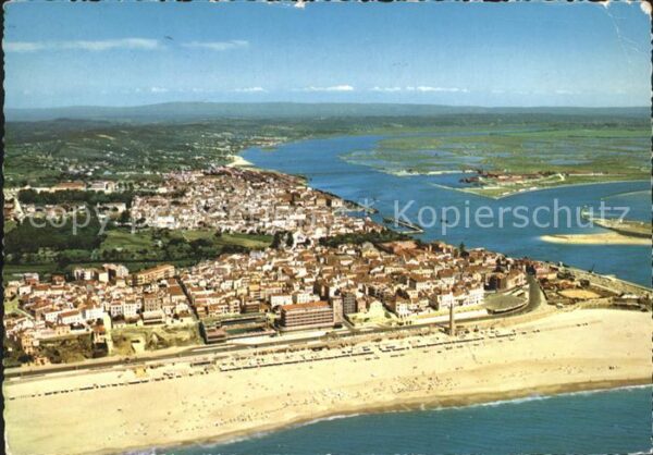 Figueira da Foz Fliegeraufnahme mit Strand