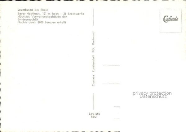 Leverkusen Bayer Hochhaus – Bild 2
