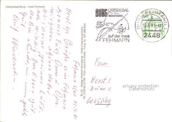 Burg Fehmarn Fliegeraufnahme – Bild 2