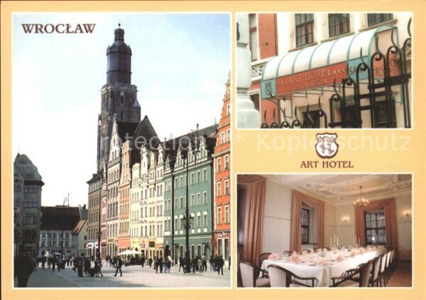 Wroclaw Art Hotel und Kirchenpartie