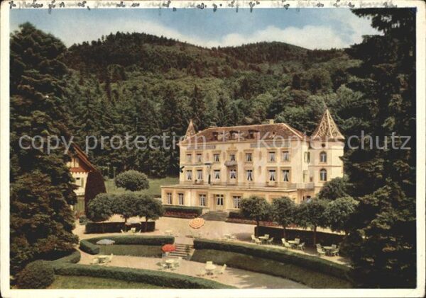 Badenweiler Sanatorium Schloß Hausbaden