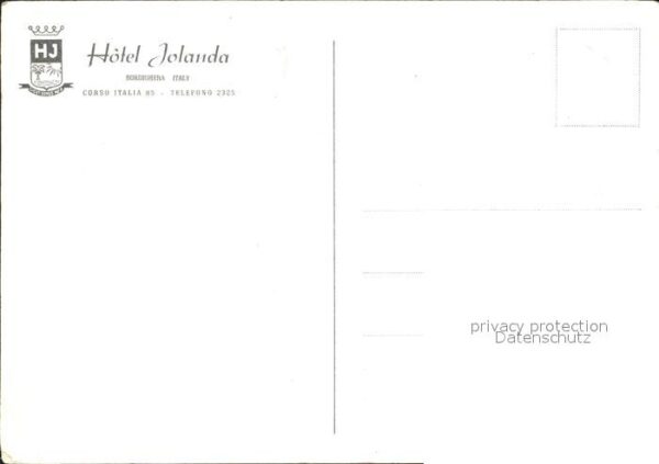 Bordighera Hotel Jolanda – Bild 2