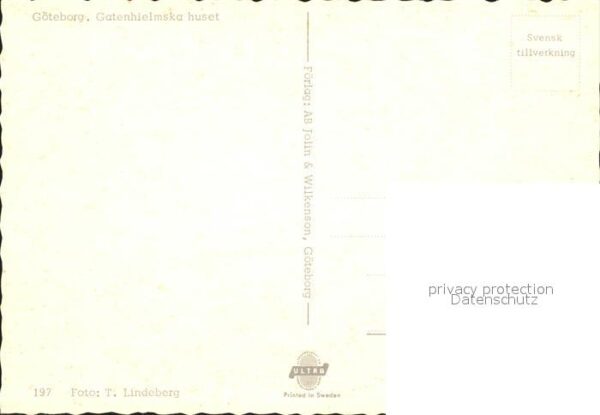 Goeteborg Gatenhielmska Huset – Bild 2
