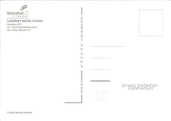 Marianske Lazne Lazensky Hotel Vltava – Bild 2