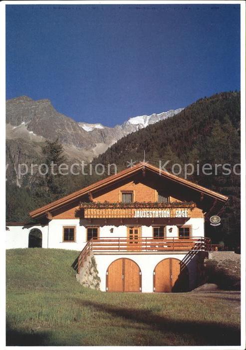 Rein Taufers Suedtirol Jausenstation Säge