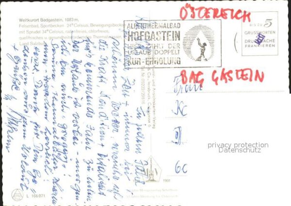 Bad Gastein Felsenbad Sportbecken – Bild 2