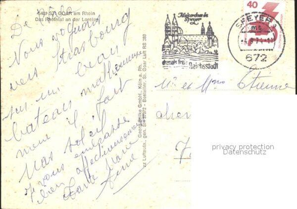 St Goar Rheintal an der Loreley Fliegeraufnahme – Bild 2
