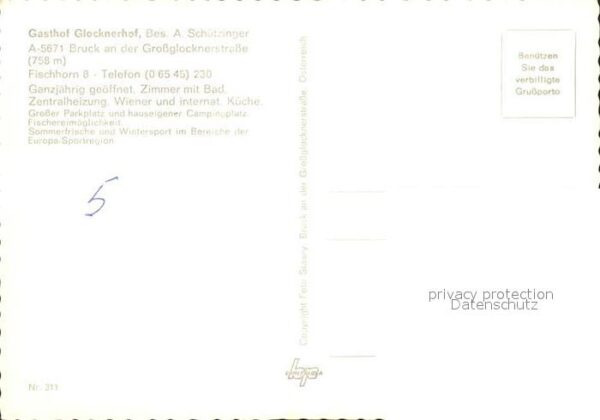 Bruck Grossglocknerstrasse Gasthaus Glocknerhof – Bild 2