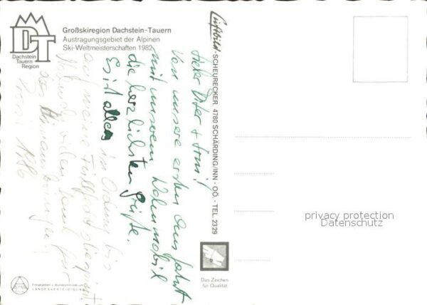 Schladming Obersteiermark Skiregion Dachstein Tauern Pistenplan – Bild 2