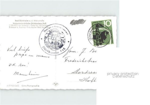 Bad Duerkheim Naturweinschänke Dürkheimer Fass – Bild 2