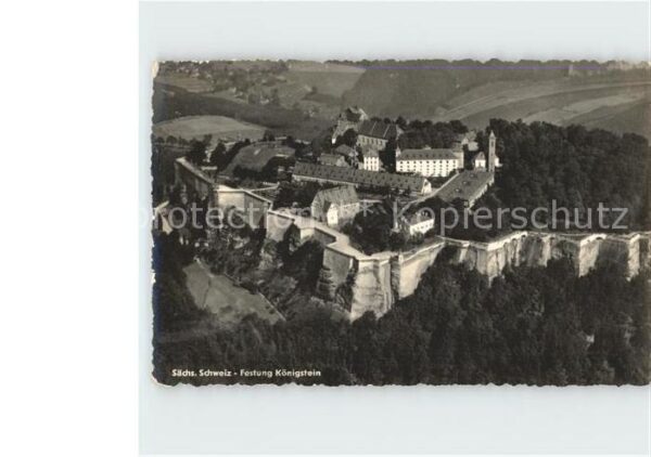 Koenigstein Saechsische Schweiz Festung Königstein