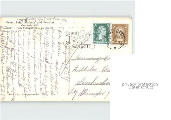 Zwingenberg Baden Neckar Ortsansicht – Bild 2