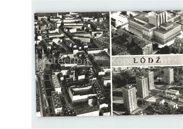 Litzmannstadt Lodz Fliegeraufnahmen Teatr Wielki Nowe Roki