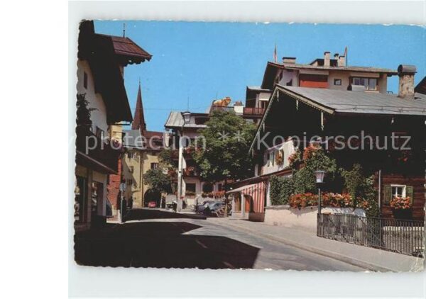 Kitzbuehel Tirol Strassenansicht