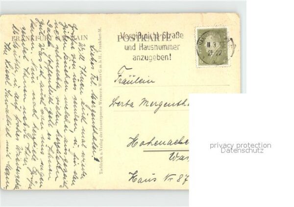 Frankfurt Main Teilansicht – Bild 2