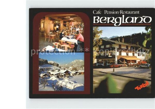 Fieberbrunn Tirol Cafe Pension Bergland