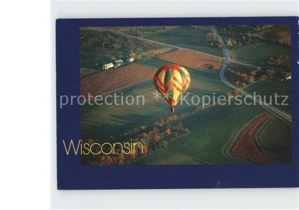 Wisconsin Heissluftballon Fliegeraufnahme