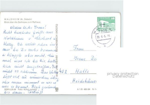 Waldheim Sachsen Zschopau Rathaus – Bild 2