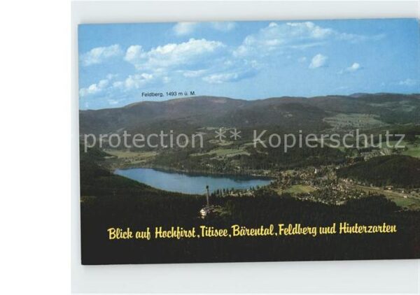 Titisee Hochfirst Bärental Feldberg Interzarten