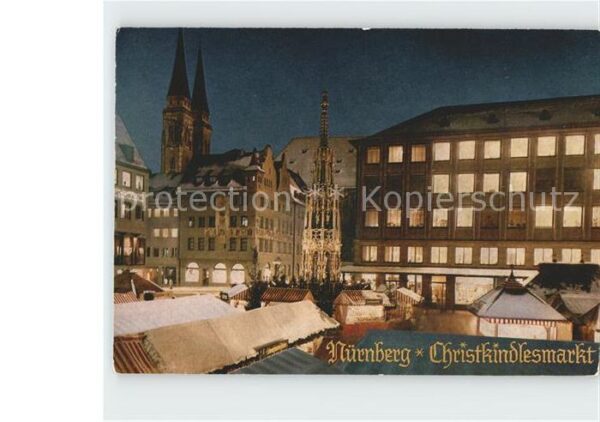 Nuernberg Christkindlesmarkt Sebalduskirche
