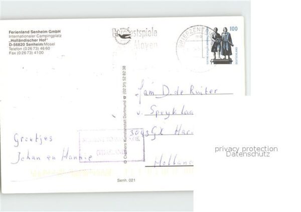 Senheim-Senhals Camping Hollöndischer Hof – Bild 2