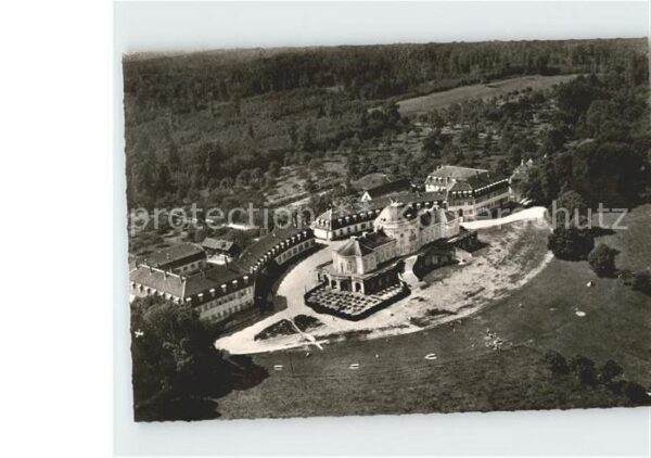 Stuttgart Schloss Solitude Fliegeraufnahme
