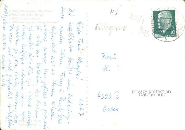 Kuehlungsborn Ostseebad FDGB Erholungsheim Albert Kayser – Bild 2