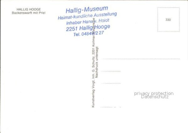 Hallig Hooge Backenswarft mit Priel – Bild 2