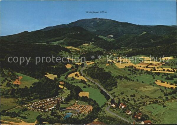 Kandern Hochblauen Fliegeraufnahme