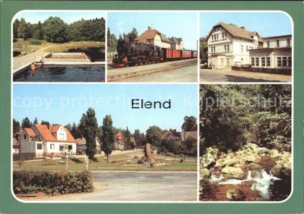 Elend Harz Waldbad Bahnhof Elendstal