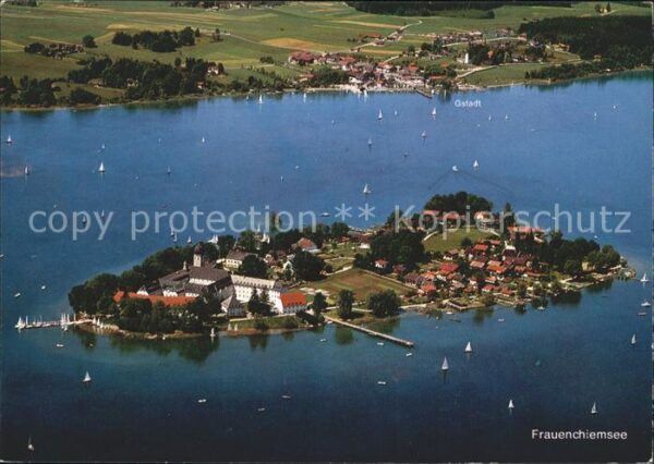 Frauenchiemsee Fliegeraufnahme Fraueninsel