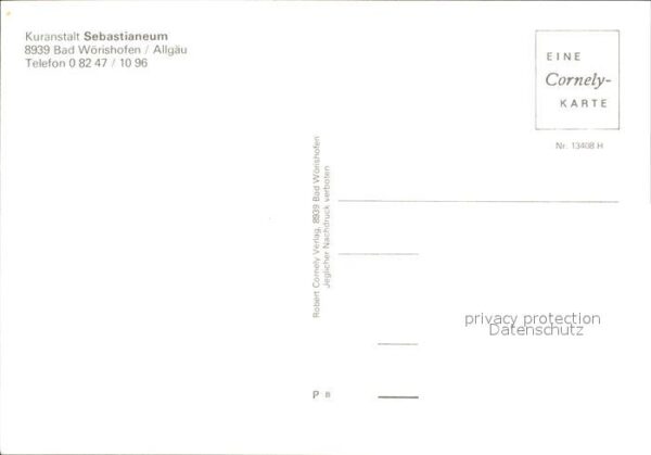 Bad Woerishofen Kuranstalt Sebastianeum – Bild 2