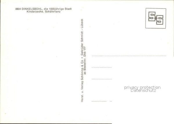 Dinkelsbuehl Kinderzeche Schäfertanz – Bild 2