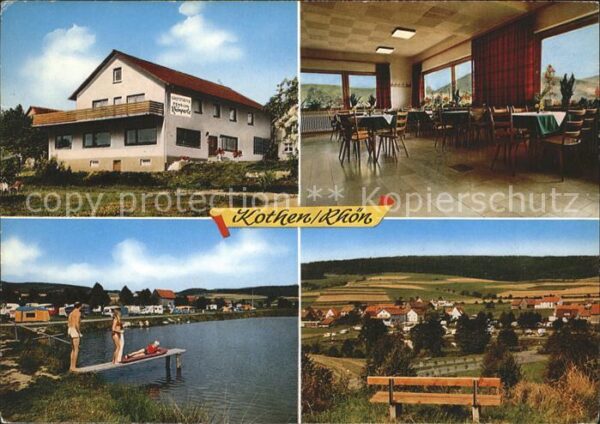 Kothen Gaststätte Pension Rhönperle