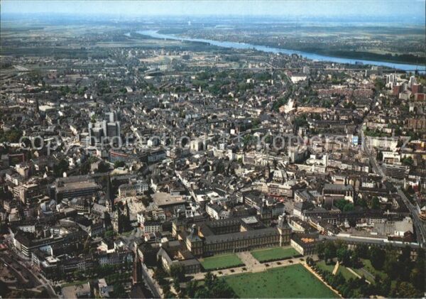Bonn Rhein Fliegeraufnahme