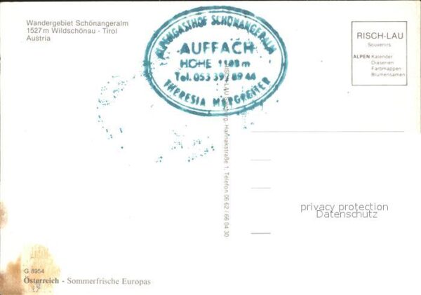 Wildschoenau Tirol Wandergebiet Schönangeralm – Bild 2