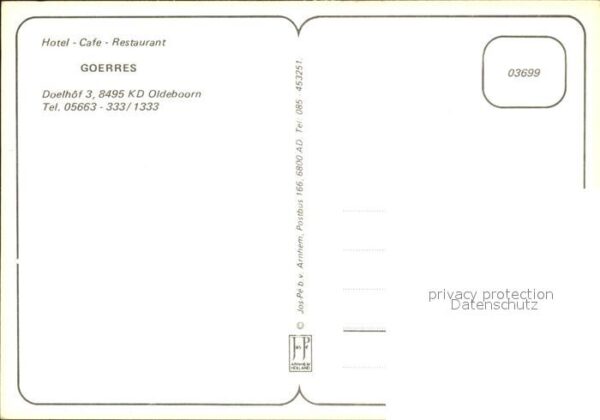 Oldeboorn Hotel Cafe Restaurant Goerres – Bild 2