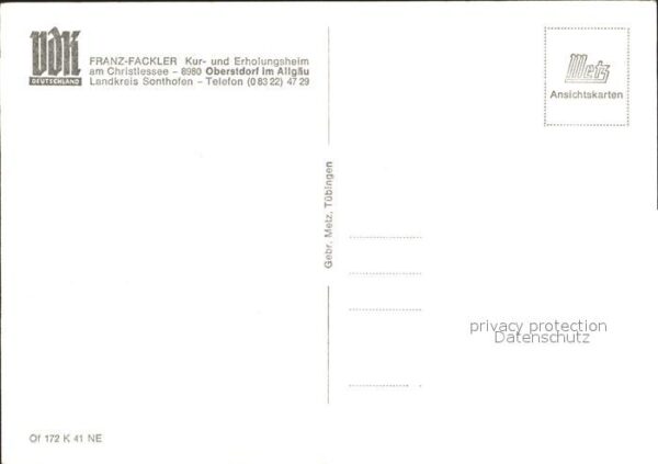 Oberstdorf Erholungsheim Franz Fackler – Bild 2