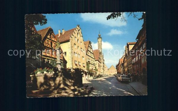 Rothenburg Tauber Herrengasse