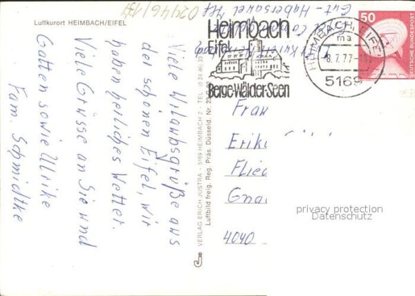 Heimbach Eifel Fliegeraufnahme – Bild 2