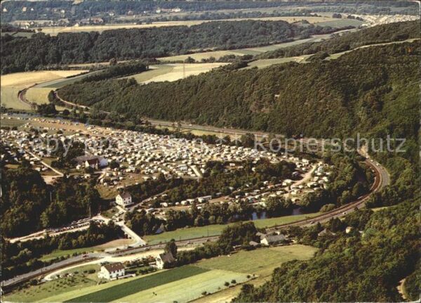Heimbach Eifel Fliegeraufnahme Campingplatz Gut Habers