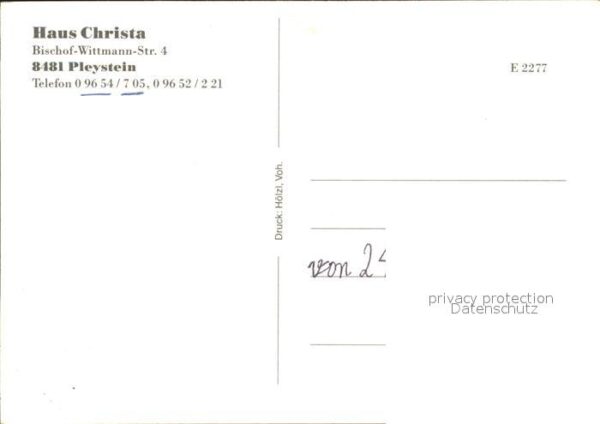 Pleystein Haus Christa – Bild 2