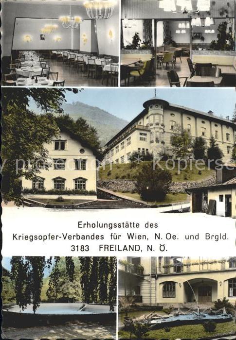 Freiland Tuernitz Erholungsstätte des Kriegsopfer Verband