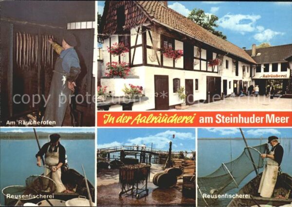 Steinhuder Meer Aalräucherei Fischer Boote