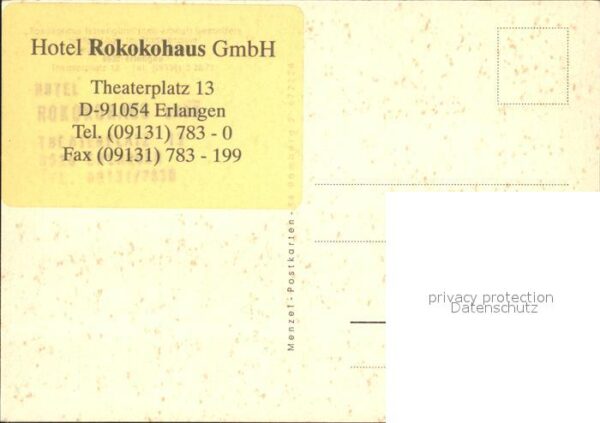 Erlangen Hotel Rokokohaus GmbH – Bild 2