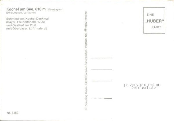 Kochel See Schmied von Kochel-Denkmal – Bild 2