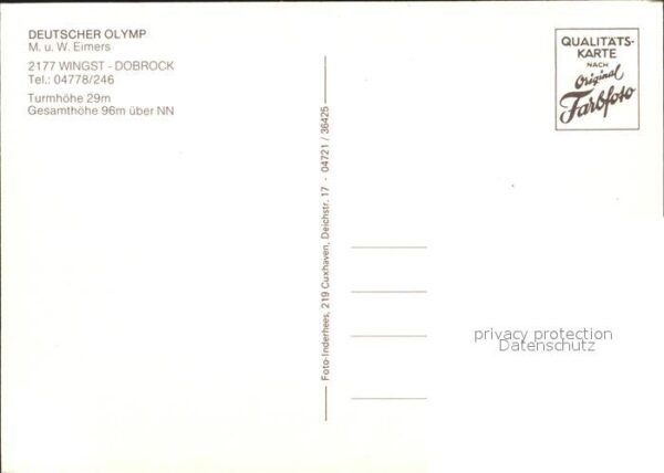Wingst Dobrok Deutscher Olymp – Bild 2