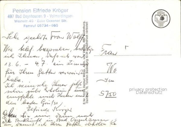 Bad Oeynhausen Pension Kröger – Bild 2