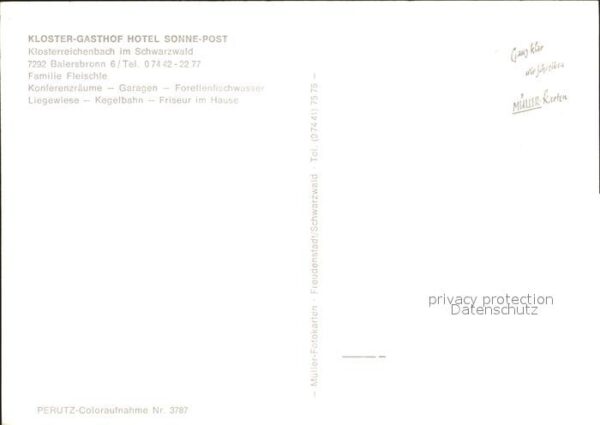 Klosterreichenbach Kloster Gasthof Hotel Sonne-Post – Bild 2